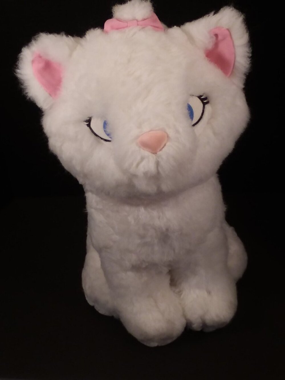 DISNEY STORE MARIE ARISTOCAT 18 " KITTY STUFFED ANIMAL PLUSH TOY CAT White Large